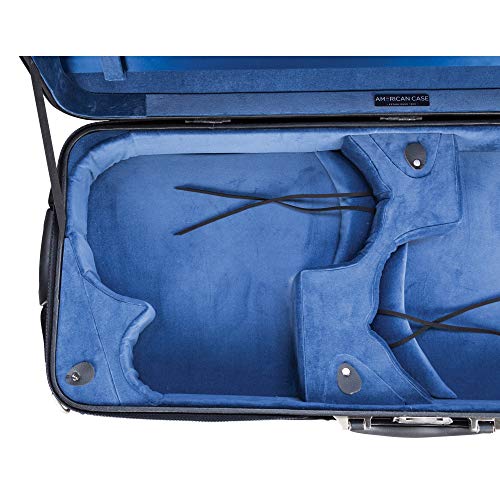 American Case Company Eagle Double Violin/Viola Case Blue