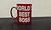 World's Best Boss Mugs Cute Ceramic Mug - Funny Ceramic Coffee Tea Cup Red