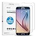 OMOTON Tempered Glass Screen Protector Compatible Samsung Galaxy S6 (2 Pack)