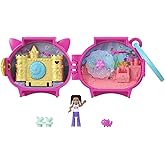 Polly Pocket Collectible Axolotl Pet Compact Playset for Girls Ages 4 and Up