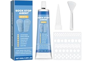 Sock Stop Anti Slip Glue,Non-Slip Adhesive for Socks,Waterproof Fabric Paint for No-Slip Socks,Sock Stopper for Wool Socks,Sl