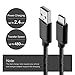 for Samsung Galaxy S10 Charger, (2-Pack 3FT) Benicabe USB Type C Samsung Adaptive Fast Charging Cable Nylon Braided Cord for Samsung Galaxy S10e / S10+, S9 / S9 Plus, S8 / S8 Plus(Midnight Black)