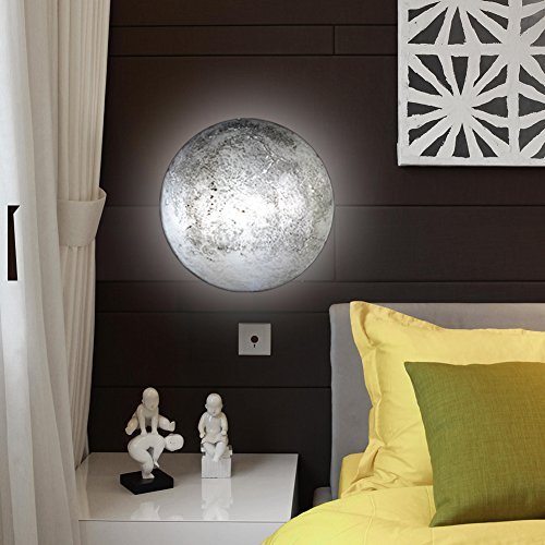 3D Moon Lamp in my room,wall moon lamp Night Light for kids