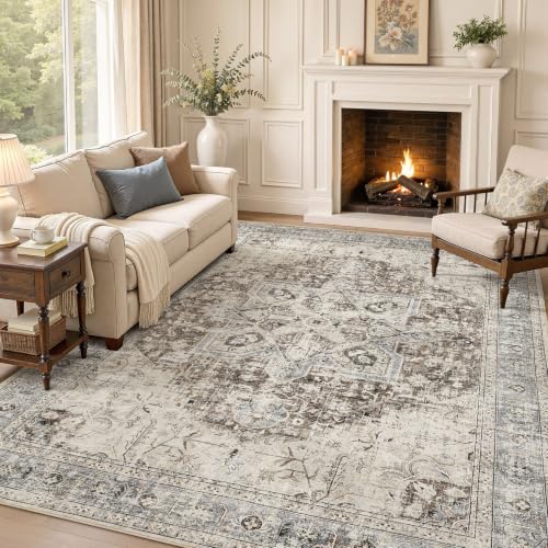 Tortania Area Rug Brown/Blue