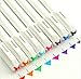 8 Different Colors Rollerball Pen Set Ballpoint Fine Line Pen 0.4mm Smooth Anti Skip