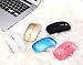 Perman 2400DPI 2.4GHz Wireless 4 Button Optical Mouse Mice with USB Receiver for PC Laptop Blue