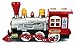 Locomotive Steam Train Engine Car Bubble Blowing Bump & Go Battery Operated Toy Train w/ Lights & Sounds