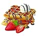 AMAV Belgian Waffle Maker Toy Activity Set Using Microwave Baking - DIY Make Your Own Delicious Treat - Edible Sweet Art