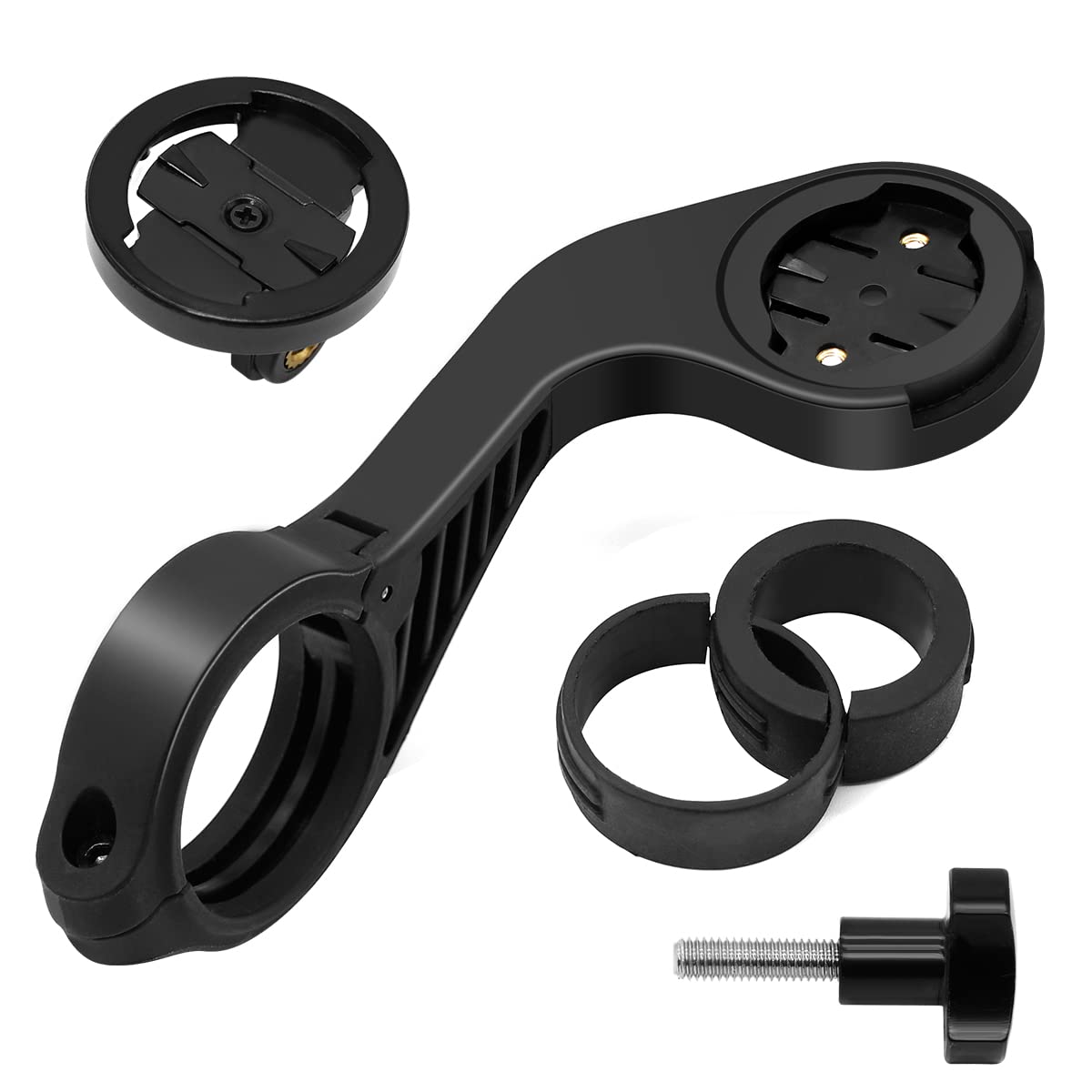 Thinvik Bike Computer Mount for Garmin Edge 1040 1030 840 830 540 530 130 Compatible with 25.4 31.8 35mm Handlebars Comes with Quick Release Gopro Mount Adapter and Light Holder
