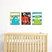 Big Dot of Happiness Monster Bash - Nursery Wall Art and Kids Room Decorations - 7.5 x 10 inches - Set of 3 Prints