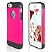 JETech Case for iPhone SE 5s 5 Protective Cover with Logo Cut-out (Plum)