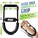 HerculesGrip Hand Wrist and Forearm Strengthener Grip Workout Equipment - Heavy Duty Carbon Steel Spring, Wide Design & Non-Slip Cushion, Increase Muscle Strength, Reduce Pain & Speed Up Recovery