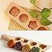 ABOGALE 4 Flower Environmental Wooden Muffin And Mooncake Cups Handmade Soap Molds Biscuit Chocolate Ice Cake