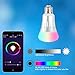 Smart Light Bulbs - Lampwin Multi Color Changing Wireless Dimmable Wifi LED Smart Bulb, Smartphone Control E27 LED Bulb Works with Alexa Amazon for iOS Android, App Voice Control, Home Automation