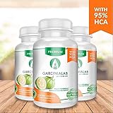 Garcinia Cambogia 3 Pack 95% HCA 100% Pure Premium Extract for Fast & Effective Weight Loss Supplement 1540 MG. Natural Appetite Suppressant 90 Capsules Made in USA