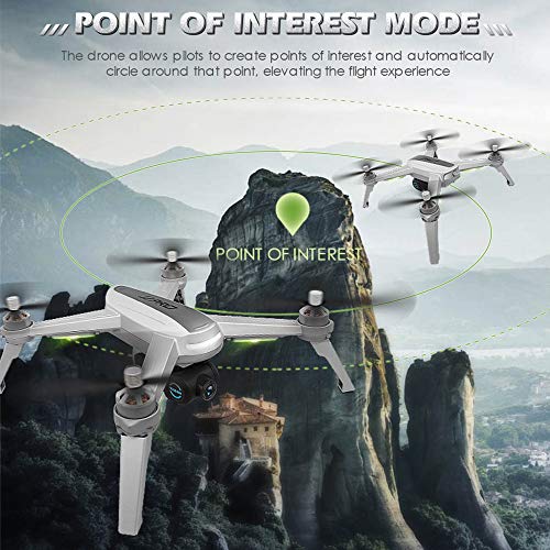 ElementDigital JJPRO X5 5G WiFi FPV GPS Drone 1080P Camera Video 1-Key RTH Altitude Hold Track Flight Headless Mode Point Of Interest Follow Me Brushless Motor Adjustable Camera(2 Battery+2 Charger) - Thumbnail 5