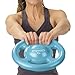 Empower Grip Plate Weighted Fit Disc, Kettlebell, Dumbbell, 3-in-1 Weight Set, Medicine Ball with Handles, 7 lb