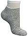 Yomandamor Women's 5 Pairs Bamboo Low Cut Diabetic/Casual Socks with Cushion Sole and Seamless Toe, L Size