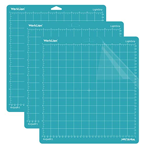 WORKLION Cutting Mat 12x12 LightGrip for Cricut Cricut Explore One/Air