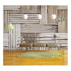 Bamboo Wall Texture and Background - Removable Wall Mural | Self-Adhesive Large Wallpaper - 66x96 inches