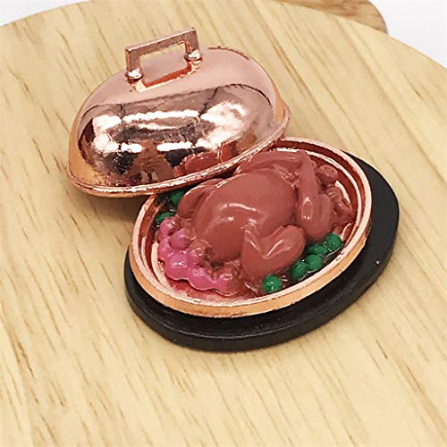 image for Kasien Dollhouse Accessory Mini Turkey, 1:12 Dollhouse Miniature Food 