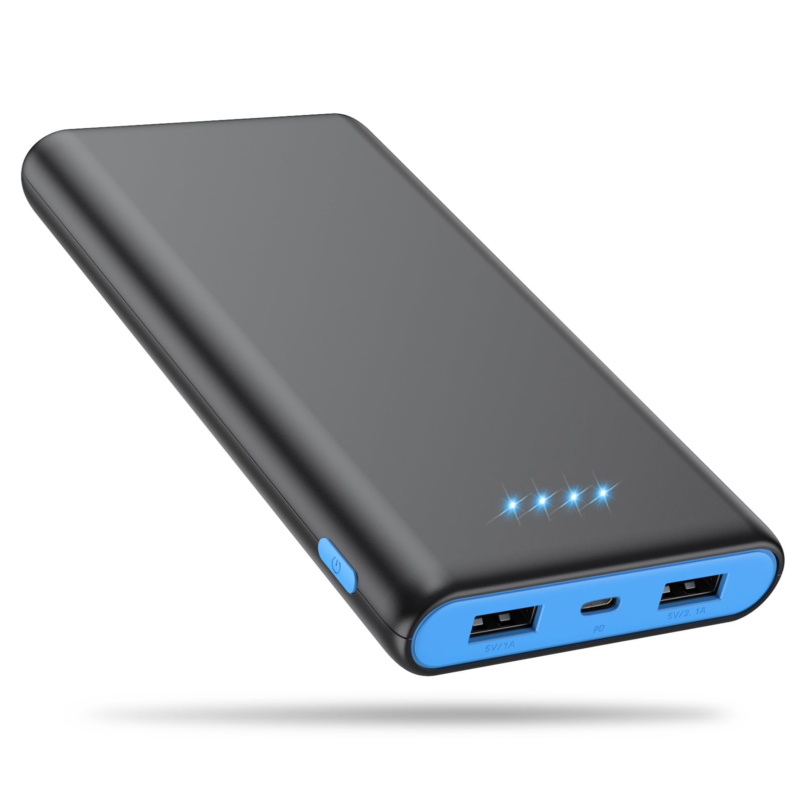 Portable Charger Power Bank 25,800mAh,5V/3A USB C in&Out Fast Phone Charging with Intelligent Smart IC,3 USB Port External Cell Phone Battery Pack Compatible with iPhone 16 15 14,Galaxy,Android-Blue