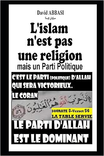 Amazon Fr L Islam N Est Pas Une Religion Mais Un Parti Politique Abbasi David Livres