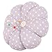 NEOVIVA Pincushions for Sewing with Wristband, Cute Wrist Pin Cushion for Daily Needlework, Style Pumpkin, Pack of 2, Polka Dots Lavender Fog