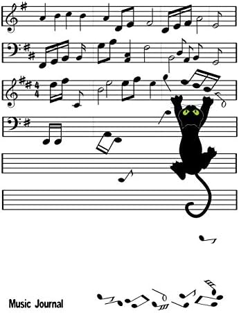 Music Journal: 8.5x11 120 Pages of Blank Sheet Music Composition and Notation A Manuscript Staff Paper/Music Composing / Songwriting/Piano/Guitar/Violin/Keyboard