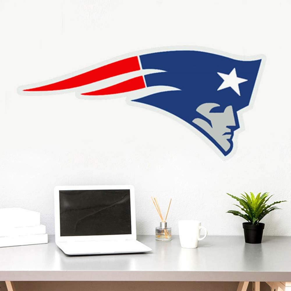 Pqzqmq Football Logo Decal Patriots Football Decal New England Large Decal Patriots Decal Patriots Sticker Patriots Wall Decal New England Patriots Logo Decal