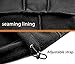 X-CHENG YQJYS Balaclava Ski Mask - Cold Weather Face Mask Motorcycle Neck Warmer or Tactical Balaclava Hood - Plus Velvet - Ultimate Thermal Retention in The Outdoors (Dark Black)
