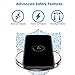 2019 Updated Wireless Charger Qi Wireless Charger Pad Compatible with ¡Phone Xs MAX XR X 8 8 Plus 7 7 Plus 6s 6s Plus 6 6 Plus and More (black)