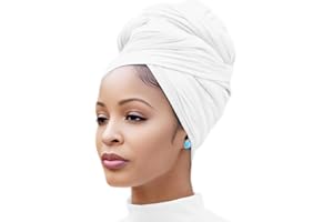 Nonbongoy Head Wraps for Black Women Stretch Headwraps Large Hair Wraps Hijab Scarves for Muslim Head Scarf Turban Headbands