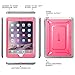 iPad Air 2 Case, SUPCASE [Heavy Duty] Apple iPad Air 2 Case [2nd Generation] 2014 Release [Unicorn Beetle PRO Series] Full-body Rugged Hybrid Protective Case Cover with Built-in Screen Protector, Pink/Gray - Dual Layer Design + Impact Resistant Bumper