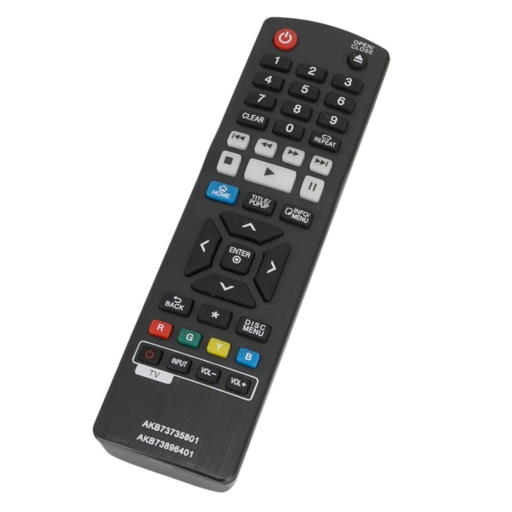 VINABTY AKB73735801 AKB73896401 Replacement Remote Control Fit for LG 3D Smart Blu-ray Disc Player BP530 BP540 BPM54 BP735 BP735B BP330 BP230 BP230N