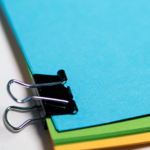 Trusty Binder Clips, Assorted Sizes, 12 Medium, 12 Large (24/Box)