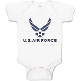 Cute Rascals Baby Bodysuit U.S Air Force Funny Boy & Girl Baby Clothes Cotton