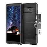 Vmini Samsung Galaxy Note 8 Case, Note 8 Shockproof Case with Slim Dual Layer Wallet Design and Card Slot Holder, Drawing Cover Design
