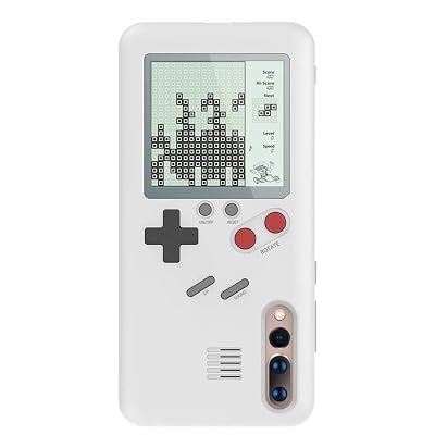 Full Color Display Gameboy Phone case for Huawei P20 Pro Case Retro Tetris Game Back Cover for Huawei P20 Coques 36 Game Black,p20 pro White