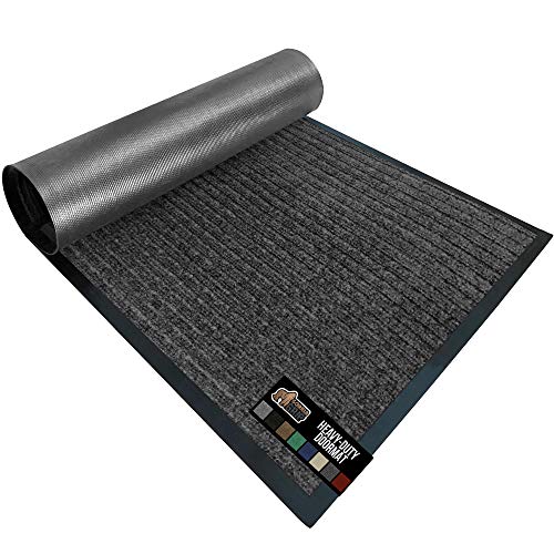 Gorilla Grip Original Low Profile Rubber Door Mat, 60x36, Heavy Duty