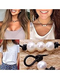 MILIMI Shell Choker Necklace Natural Cowrie Pearls Seashell Necklace Adjustable Handmade Cored Bracelet Hawaiian Beach Jewelry Set for Women Girl