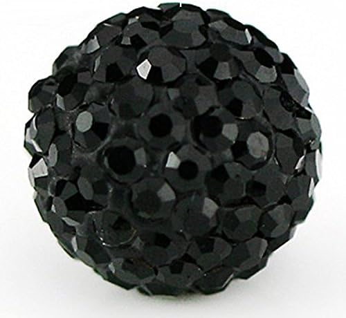 10MM Disco Balls Clay Beads Czech Crystal Shamballa Pave Premium Quality