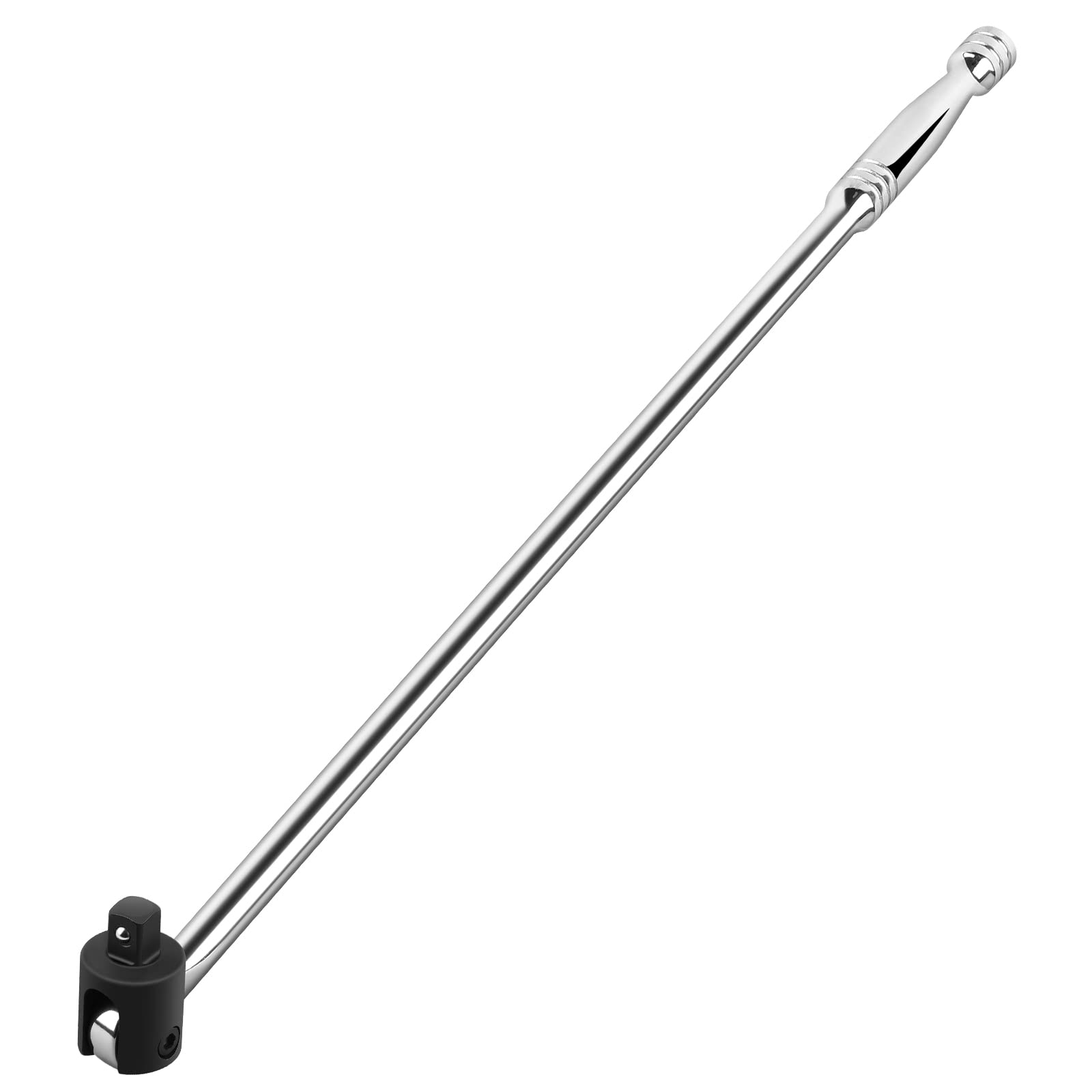 MAXPOWER Breaker Bar 1/2-Inch with 24 Inch Extra Long Chrome Vanadium Steel Handle, 600mm 1/2" Sq Drive, Extra Heavy Duty