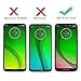 Moto G7 Play Case with [9H Tempered Glass Screen Protector], Sunnyw Flexible Soft Ultra-Thin Light TPU Rubber Shock Absorption Non-Slip Rugged Durable Armor Snugly Fit Case for Moto G7 Play (Black)