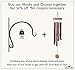 UpBlend Outdoors Wind Chimes for Outside, Gift for Mom, Deep Tone, Sympathy Gifts for Loss of Loved One, Patio Decoration, Memorial Windchimes, 29