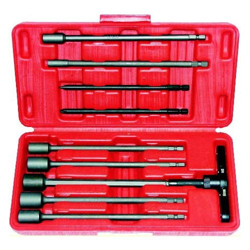 Click Here to See More Images T & E Tools 10pc. T-handle Ratchet Wrench Set
