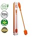 Blue Ridge Kitchenware | Bottle Cleaner & Baby Bottle Brush | Non Toxic High Grade Silicone | BPA Free, FDA Approved | Strong Lightweight Design | Long Sturdy Handle | Multi Functional | One Pack