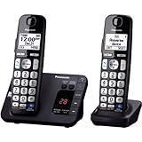 PANASONIC KX-TGE232B DECT 6.0 Plus Expandable Digital Cordless Answering System (2-Handset System)