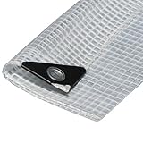 08' X 10' Heavy Duty Premium Clear Poly Tarp (7'6