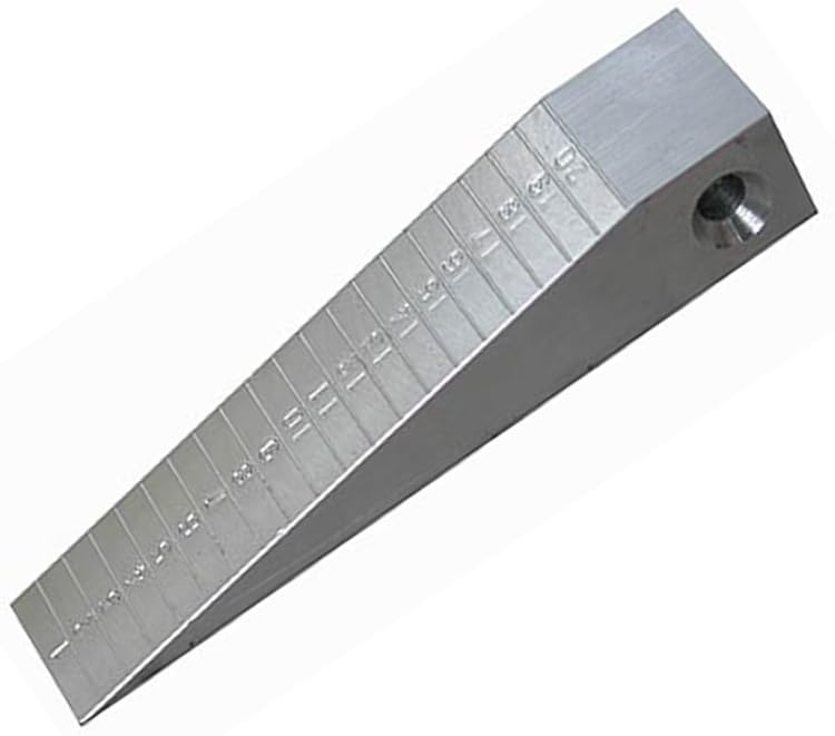 Screed Measuring Wedge 1 20 mm Solid Aluminium Amazon.co.uk Garden